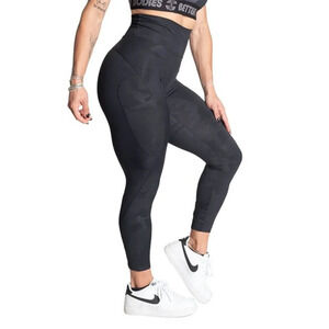 Better Bodies High Waist Leggings, Black Camo